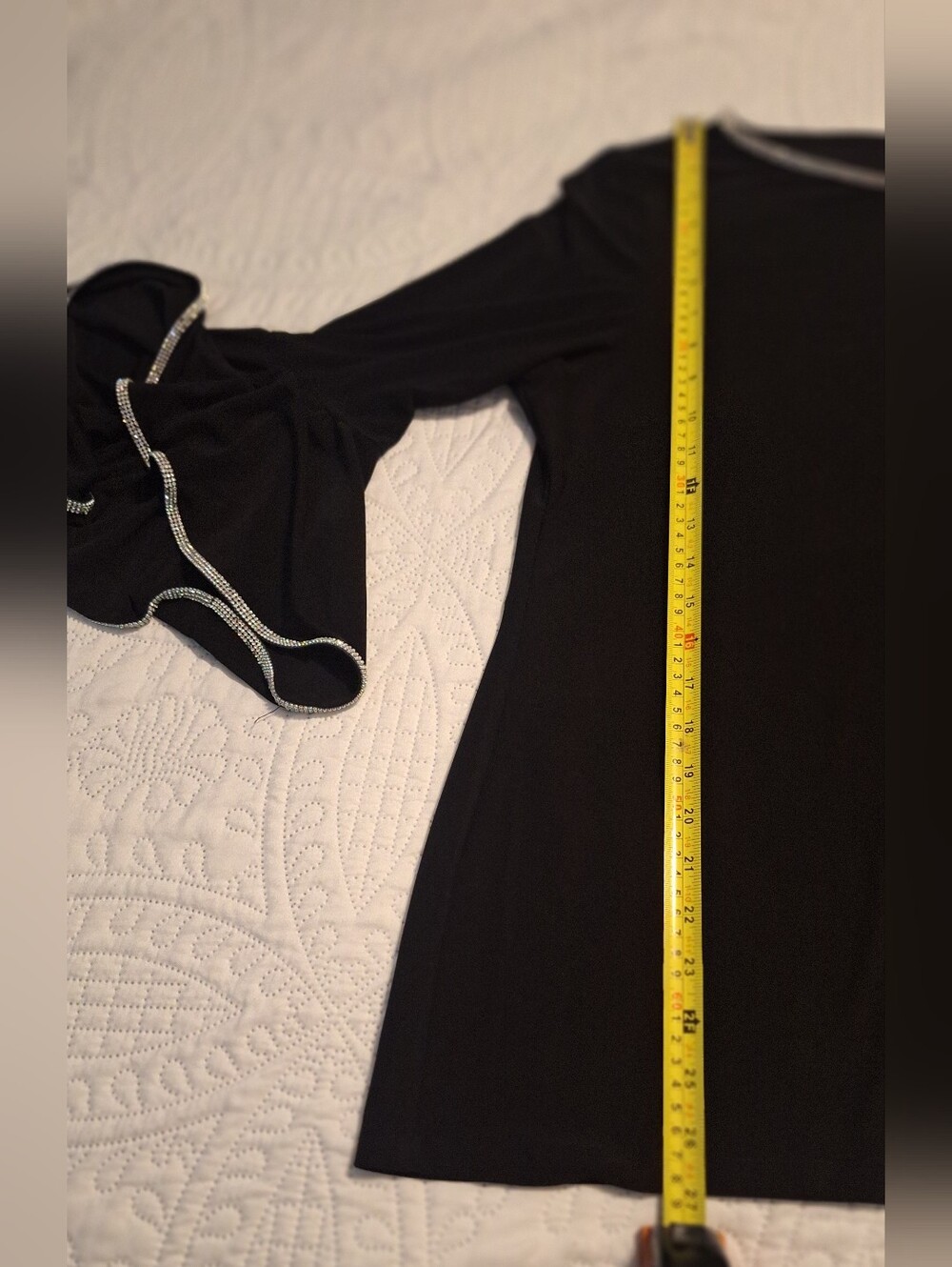 MSK Top with Rhinestone Trim - Picture 5 of 13